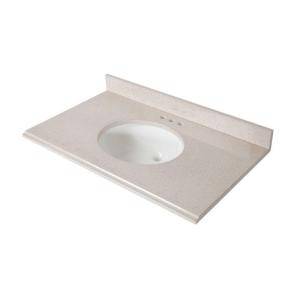 St. Paul 37 in. x 22 in. Colorpoint Vanity Top in Maui CPO3722COM MA 