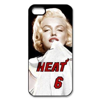 NBA Miami Heat LeBron James Iphone 5 5s Case Marilyn Monroe case cover by diyphonecasecase store Books