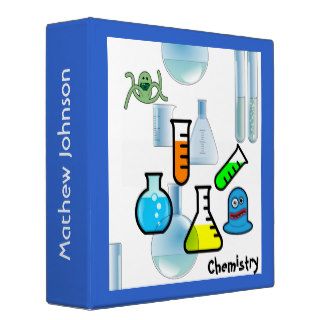 Fun Chemistry School Binder
