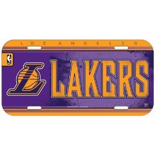 Los Angeles Lakers Official NBA 12"x6" Plastic License Plate  Sports Fan License Plate Covers  Sports & Outdoors