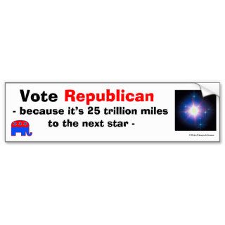 Vote Republican Bumper Sticker