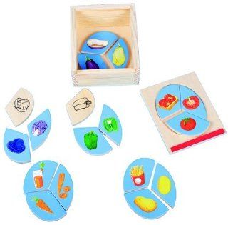 Beleduc Cognito Vegetable Mini Matching Puzzle (18 pc) Toys & Games