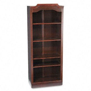 DMi Governor?s Series Open Bookcase, 5 Shelves, 30 W by 14 D by 74 H, Mahogany   Mahogany Book Shelves