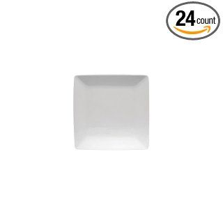 Oneida F1400000136S Tundra 8 1/2" White Square Plate   24 / CS