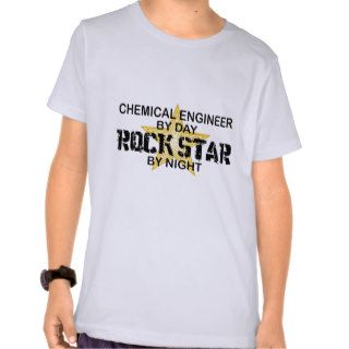Chemical Engineer Rock Star Tshirt