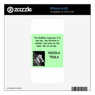 Nicola Tesla Skins For The iPhone 4