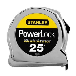 Stanley 25 ft. Powerlock Tape Measure with BladeArmor 33 525L