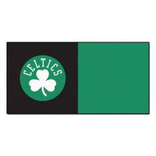 FANMATS Boston Celtics 18 in. x 18 in. Carpet Tile (20 Tiles / Case) 9211