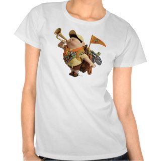 Russell blowing bugle   Disney Pixar UP T shirt