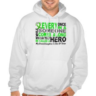 Lymphoma HERO COMES ALONG 1 Granddaughter Sweatshirts