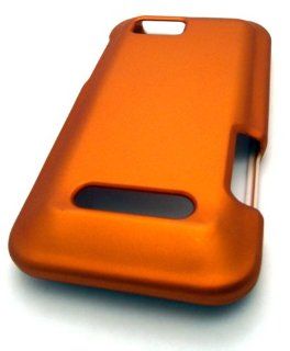 Motorola Defy XT XT555c Orange Solid Color Hard Matte Design Case Skin Cover Mobile Phone Accessory Cell Phones & Accessories