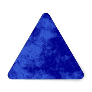 Blue1 Soft Grunge Design Triangle Sticker