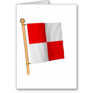 Nautical Flag 'U' Cards