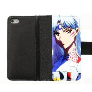 Customize Inuyasha Diary Leather Case for Iphone 5/5S Cell Phones & Accessories
