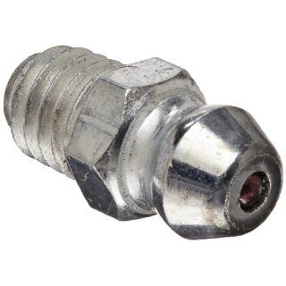 Alemite 2106 Metric Fitting, Straight, 6 mm x 1 mm (Pitch) Tapered, M6" Metric Pipe Fittings