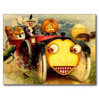 Vintage Halloween Card Postcards