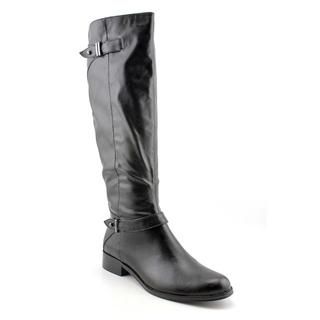 Alfani Women's 'Mable' Black Faux Leather Knee high Boots Alfani Boots
