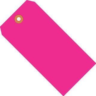 Aviditi G12011E Shipping Blank Tag, 13 Point Cardstock, 2 3/4" Length x 1 3/8" Width, Fluorescent Pink (Case of 1000)