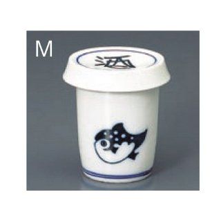 sake cup kbu365 14 542 [2.56 x 3.75 inch  190 cc] Japanese tabletop kitchen dish Fin liquor fugu fin sake ( blue ) ( set ) [6.5x9.5cm ? 190 cc ] restaurant liquor restaurant business kbu365 14 542 Kitchen & Dining