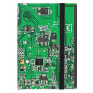 Computer Geek Circuit Board   green Cases For iPad Mini
