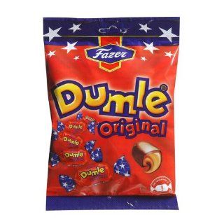 Fazer Dumle Original Soft Toffee Covered With Milk Chocolate 220g bag  Toffee Candy  Grocery & Gourmet Food