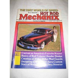 Hot Rod Mechanix V.1 #3 Dec. 1987 Custom Mercury Wider Willys Chevy Kruzer Tex Smith Publishing Books