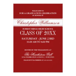 Classic Formal Graduation Announcements