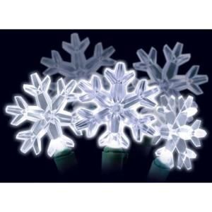 Sienna 30 Light LED Clear Snowflake Light Set G4234911X