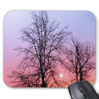 Trees at Sunset Mousepad