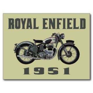 1951 Royal Enfield 500 Post Cards