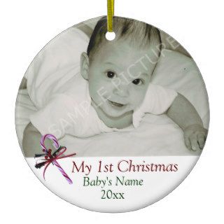 Baby's First Christmas Candy Cane Ornament