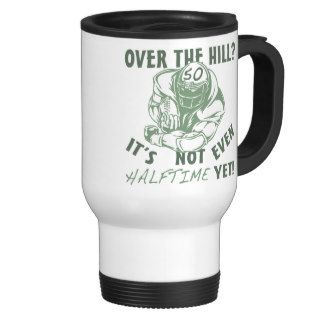 Funny Football 50th Birthday Gifts Coffee Mug