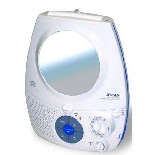 Jensen JCR 545A AM/FM Stereo Shower Radio with CD Player and Fog Resistant Mirror Sports & Outdoors