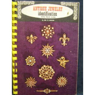 Antique Jewelry Identification Ada W. Darling Books