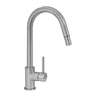 FREUER Cucinare Collection Pull Out Spout Kitchen Sink Faucet, Brushed Nickel   Touch On Kitchen Sink Faucets  