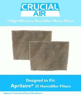 High Quality 2PK Humidifier Filter Water Panel Pad Designed To Fit Aprilaire Humidifier Models 560, 560A, 568, 600, 600A, 600M, 700, 700A, 700M, 760, 760A, 768; Fits Lennox WB2 17/WP2 18; Compare To Aprilaire 35 Water Panel Part   Humidifier Replacement Fi