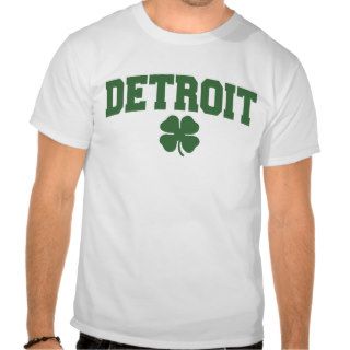 Detroit (Irish Shamrock) T Shirt