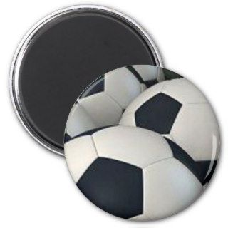 Soccer Balls Refrigerator Magnet
