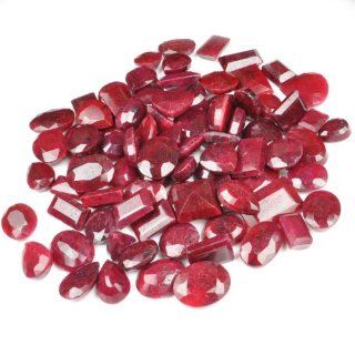 545.00 Ct+ Attractive Natural Precious Red Ruby Different Cut Loose Gemstone Lot Aura Gemstones Jewelry