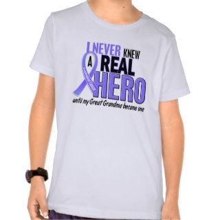 Never Knew A Hero Great Grandma Esophageal Cancer Tees