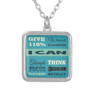 Give 110% Inspirational Motivational Personalized Necklace