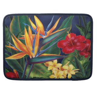 Tropical Paradise Hawaiian MacBook Flapped Case Sleeves For MacBooks