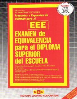Examen De Equivalencia Para El Diploma De Escuela Superior (GED in Spanish) Passbooks 9780837350226 Books