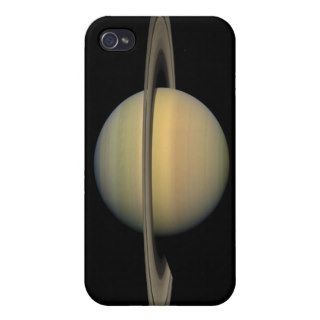 The Planet Saturn during the Equinox Covers For iPhone 4