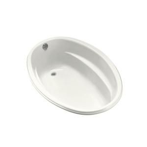 KOHLER ProFlex 5 ft. Reversible Drain Oval Bathtub in White K 1147 0