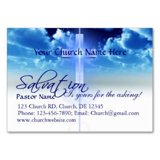 Salvation Card Yours For the Asking Business Cards