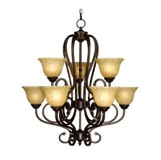 Mariana Lighting 200990 9lt Oil Rubbed Bronze Chand   Chandeliers