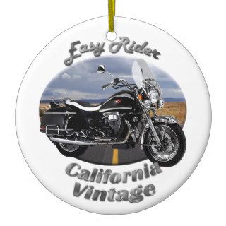 Moto Guzzi California Vintage Ornament (Round)