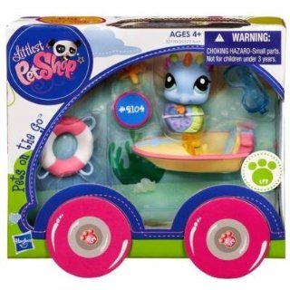 Littlest Pet Shop Pets On The Go Seahorse in a Boat Toys & Games