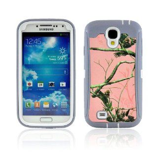 LiViTech(TM) Natural Tree Camo Defender Design Military Grade Case with Holster for Samsung Galaxy S4 S IV I9500 (Pink) Cell Phones & Accessories